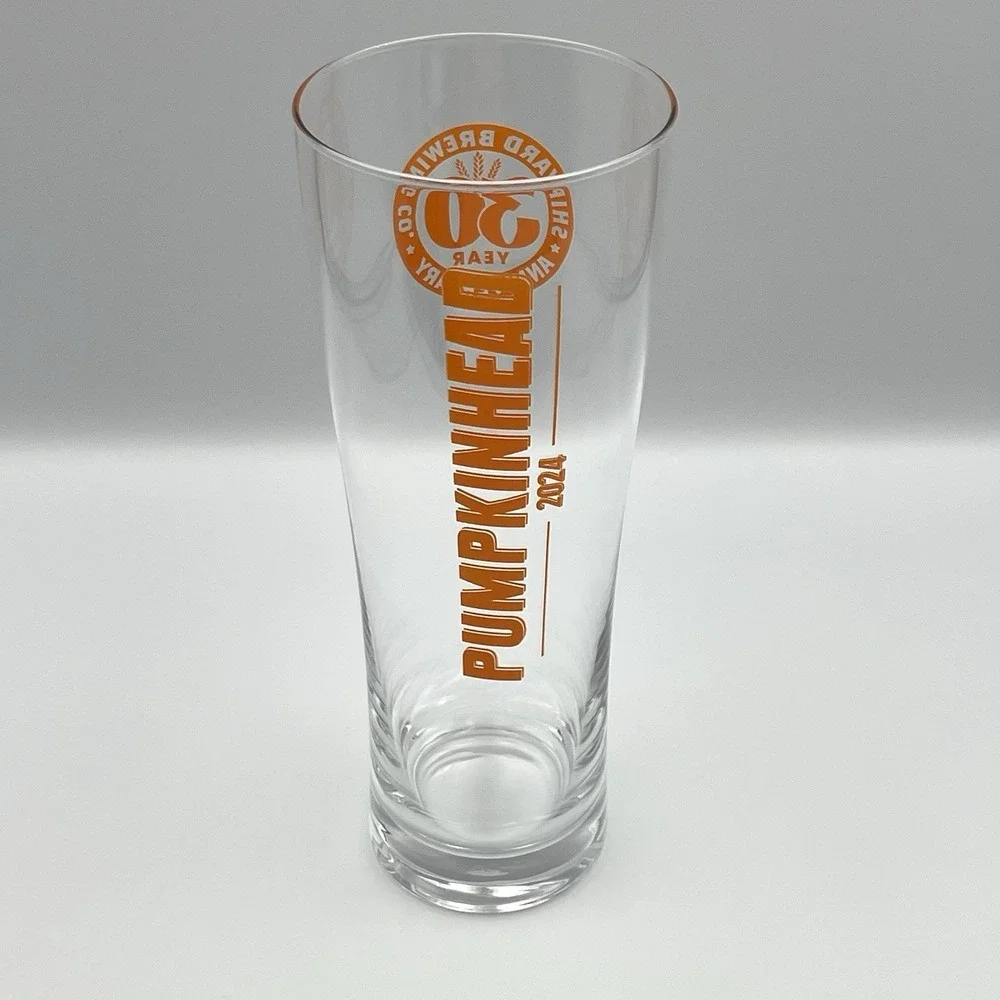 Shipyard Brewing Co 30 Year Anniversary Pumpkinhead 2024 Pint‎ Glass